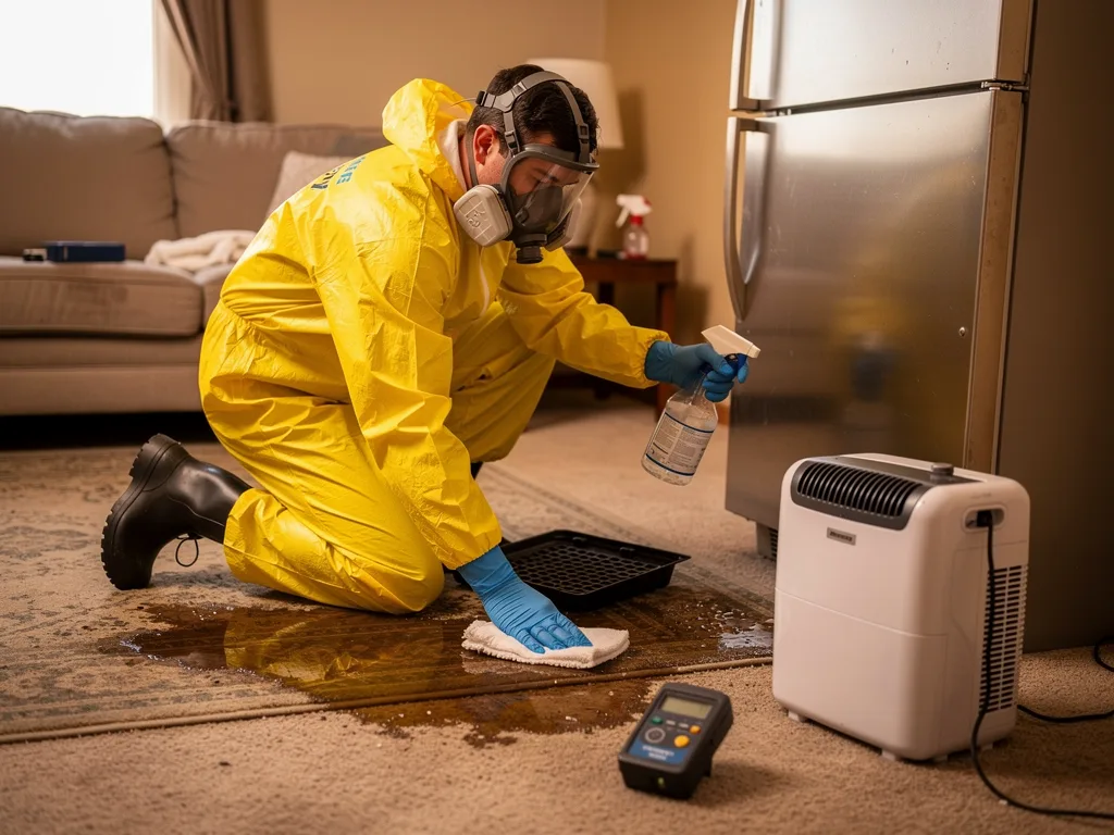 Appliance Leak Cleanup