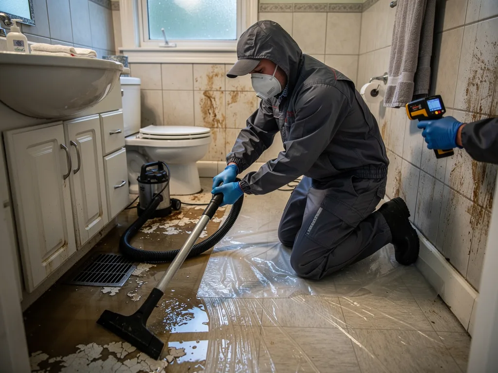 Toilet Overflow Cleanup